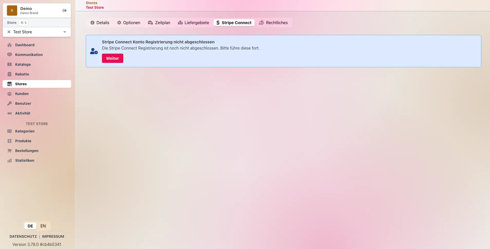 Stripe Connect Onboarding